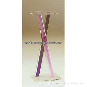 Colorful acrylic pedestal for home decoration